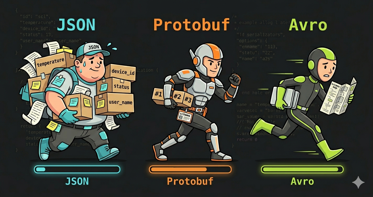 It's Not Just the Keys: JSON vs Protobuf vs Avro in a Kafka Pipeline