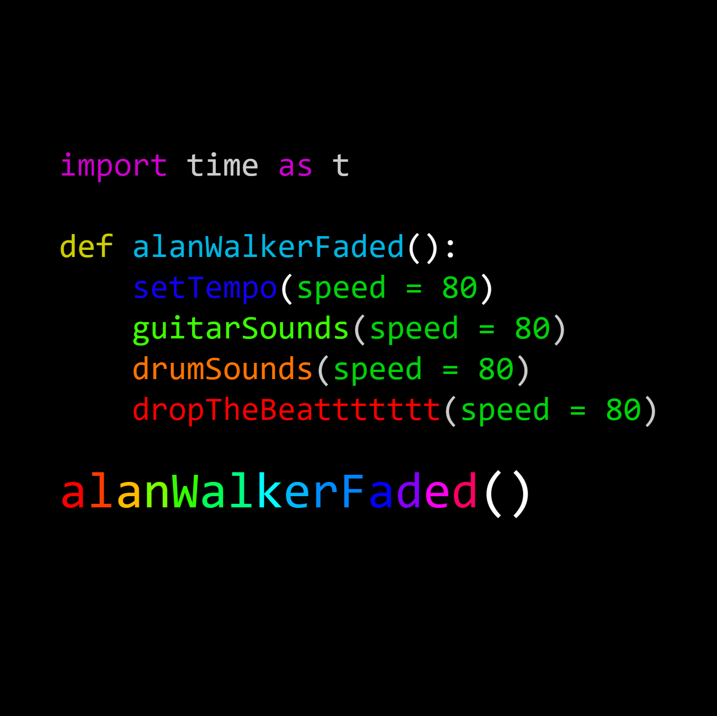Making music with Code 👨‍💻+🎸+🥁=🎶 (Alan walker – Fade, song cover)